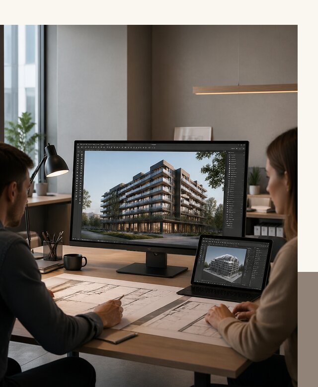 3D визуализация архитектуры и объектов строительства в Нововоронеже