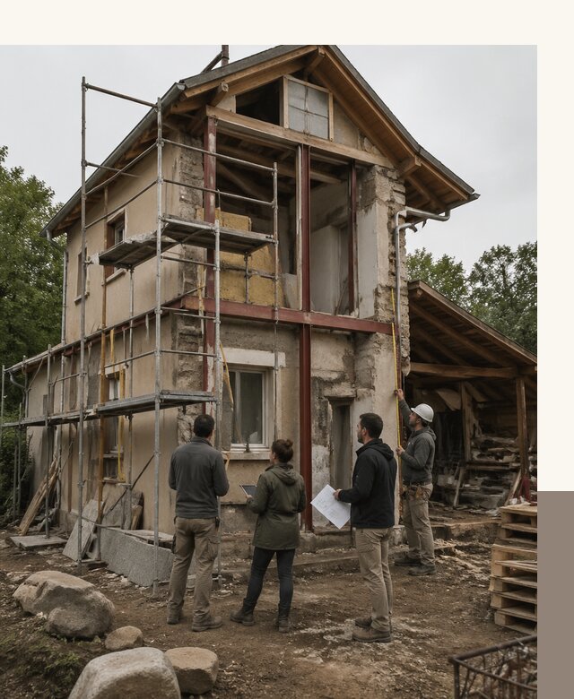 Реконструкция загородного дома под ключ в Нововоронеже от бюро